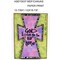Contemporary Home Living 18.75" Purple and Green Contemporary Rectangular God Bless Our Home Wall Plaque
